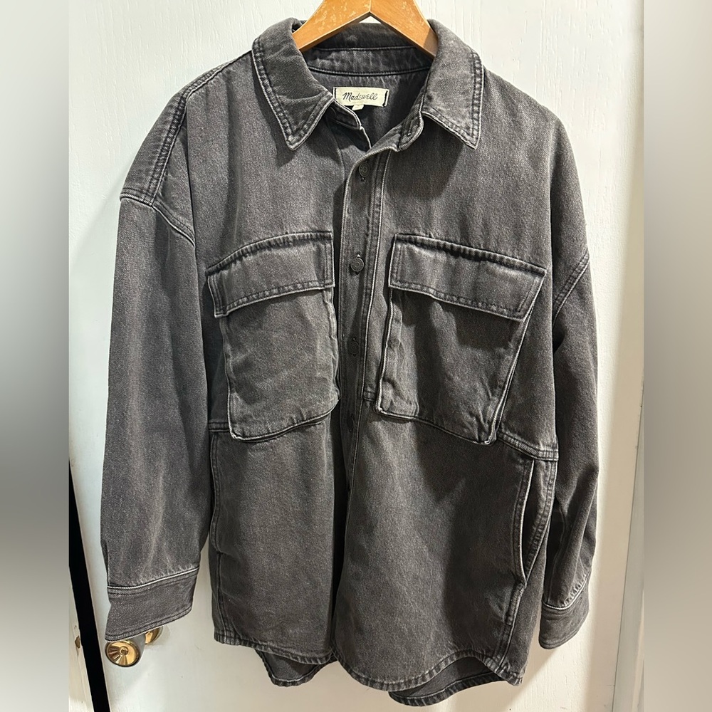 Madewell Gray Denim Jacket